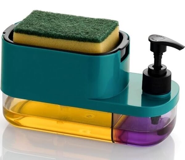 3in1 Handwash & Dish Soap Dispenser With Sponge
