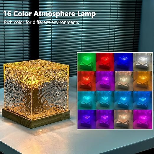 Wave Cube Water Ripple Lamp
