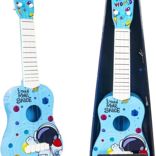 Kids 4-String Acoustic Guitar Toy | Beginner Musical Instrument for Kids