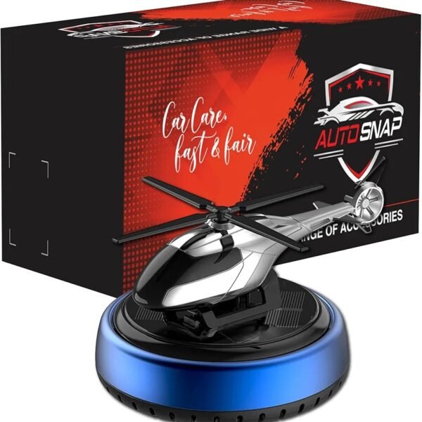 AUTO SNAP New Big Helicopter Alloy Solar Car Air Freshener Aromatherapy Car Interior