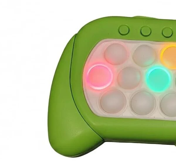 Quick Push Pop-it Game Console – Electronic Light Up Fidget Toy with 999 Levels