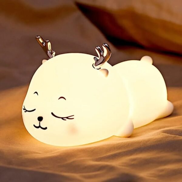 Dwiza Enterprise Cute Silicone Deer Night Light for Kids