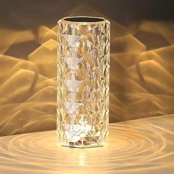 SANGAM TRADERS Crystal Lamp, Crystal Lights Touching Control Rose